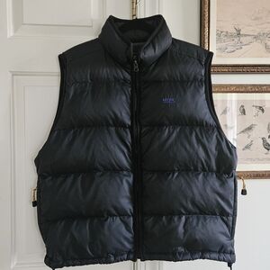VIntage 90s Eddie Bauer Ebtex Men’s Black Down Puffer Vest